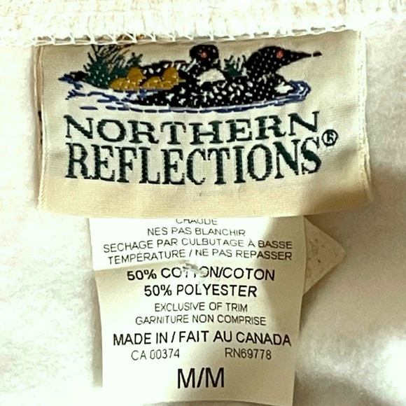 Christmas Sweatshirt Vintage American Reflections Snowman Vintage 90s - Picture 8 of 10